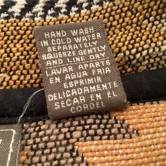 Southwestern Aztec Patterned Tapestry Jacket By Jane Ashley Women’s Size Large - Picture 10 of 14